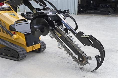 blue dimond trencher skid steer|Skid Steer Trencher .